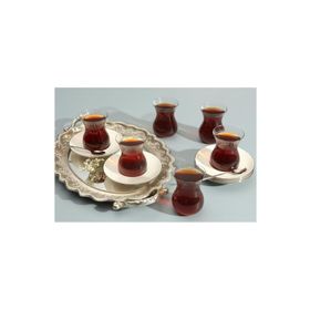 Porland Peride Platin 12 Parça 6 Kişilik Çay Takımı