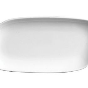 Porland Perspective Beyaz 22 CM Porselen Kayık Tabak