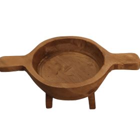 Porland Pilar Wooden Decorative 12x35 cm Bowl