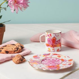 Porland Pinky 80 cc Desen 1 Tabaklı Kahve Fincanı