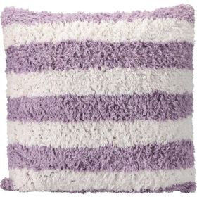 Porland Pop Stripe Lila 45x45 cm Dokuma Yastık