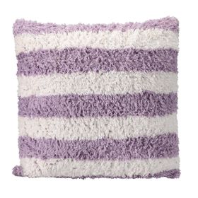 Porland Pop Stripe Lila 45x45 cm Dokuma Yastık