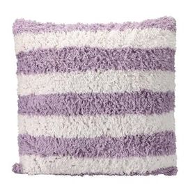 Porland Pop Stripe Lila 45x45 cm Dokuma Yastık