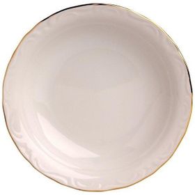 Porland Porselen Altın Yaldız 17 cm Çukur Tabak