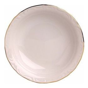 Porland Porselen Altın Yaldız 17 cm Çukur Tabak