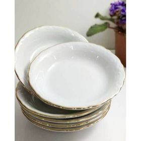 Porland Porselen Altın Yaldızlı 16 cm Çukur Tabak