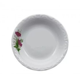 Porland Porselen Lal 20 cm 6 adet Çukur Yemek Tabak