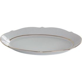 Porland Porselen Queen Altın Yaldız 24 cm Kayık Tabak