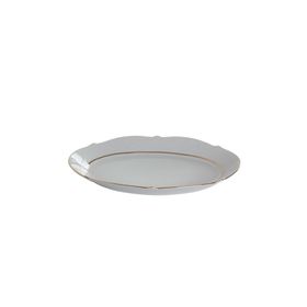 Porland Porselen Queen Altın Yaldız 24 cm Kayık Tabak