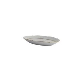 Porland Porselen Queen Altın Yaldız 24 cm Kayık Tabak