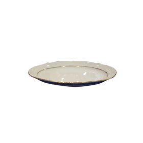 Porland Porselen Queen Altın Yaldız 24 cm Kayık Tabak