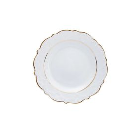 Porland Porselen Yaldızlı 16 cm 6'lı Tatlı Tabağı