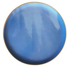 Porland Posh Mavi 28 cm Düz Tabak