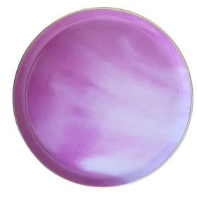 Porland Posh Pembe 28 cm Düz Tabak