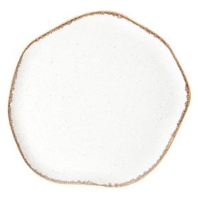 Porland Pure Seasons Bej 33 cm Porselen Düz Tabak