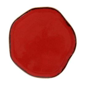 Porland Pure Seasons Kırmızı 33 cm Porselen Düz Tabak