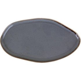 Porland Pure Seasons Koyu Gri 27 cm Kayık Tabak