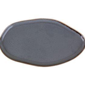 Porland Pure Seasons Koyu Gri 27 cm Kayık Tabak