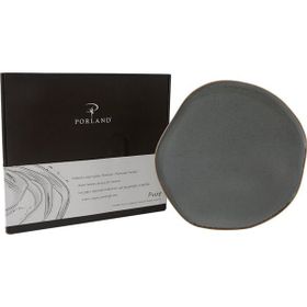 Porland Pure Seasons Koyu Gri 33 cm Porselen Düz Tabak