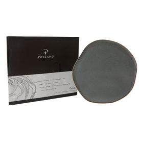 Porland Pure Seasons Koyu Gri 33 cm Porselen Düz Tabak