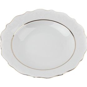 Porland Queen Altın Yaldız 20 cm 6 Adet Çukur Tabak