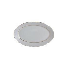 Porland Queen Altın Yaldız 30 cm Kayık Tabak