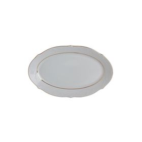 Porland Queen Altın Yaldız 30 cm Kayık Tabak