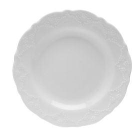 Porland Queen Beyaz 21 cm 6 Adet Düz Tabak