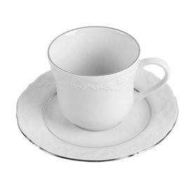 Porland Queen Platin 200 cc Tabaklı Çay Fincanı