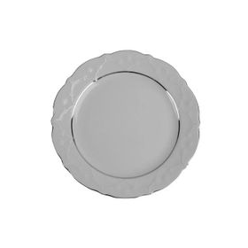 Porland Queen Platin 25 cm Düz Tabak