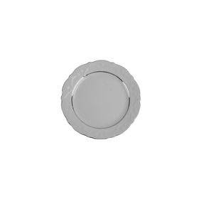 Porland Queen Platin 25 cm Düz Tabak