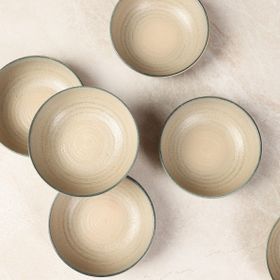 Porland Re-Gen Sirius Beige 6 Kişilik 13 cm Kase Seti