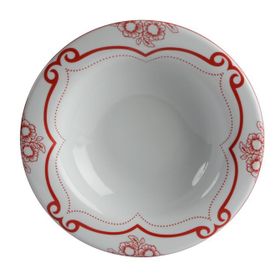 Porland Red Manoir Desen 2 25 cm Çukur Tabak