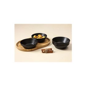 Porland Ruby Seasons Bazalt 4'lü 14 cm Kase Seti
