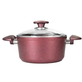 Porland Santino Vişne Granit Tencere Takım 7 Parça