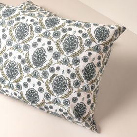 Porland Savoy Pamuk Ranforce 50x70 cm Yeşil 2'li Yastık Kılıfı