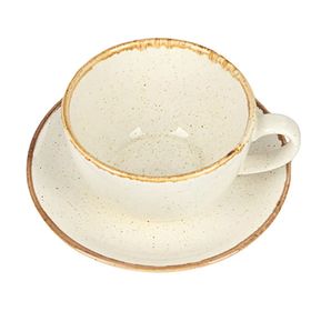 Porland Seasons 370 cc 6 Adet Bej Tabaklı Çay Fincanı