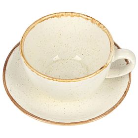 Porland Seasons 370 cc 6 Adet Bej Tabaklı Çay Fincanı