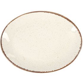 Porland Seasons Bej 24 cm 6 Adet Kayık Tabak