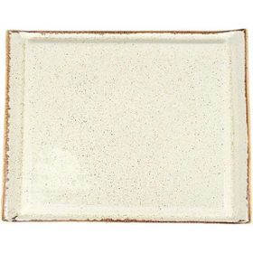 Porland Seasons Bej 32 cm Porselen Biftek Tabağı