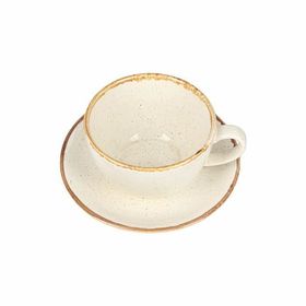 Porland Seasons Bej Tabaklı 2'li 320 cc Çay Fincanı