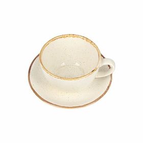 Porland Seasons Bej Tabaklı 2'li 320 cc Çay Fincanı
