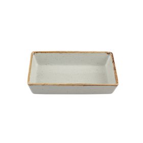 Porland Seasons Gri 10x16 cm Kahvaltı ve Meze Tabağı