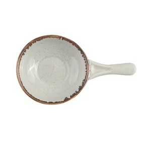 Porland Seasons Gri 14 cm Saplı Sunum Kasesi