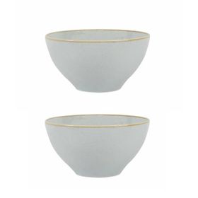 Porland Seasons Gri 16 cm Porselen Kase