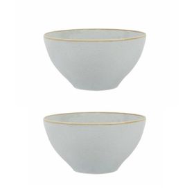 Porland Seasons Gri 16 cm Porselen Kase