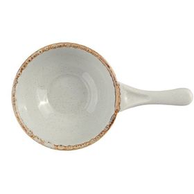 Porland Seasons Gri 16 cm Saplı Sunum Kasesi