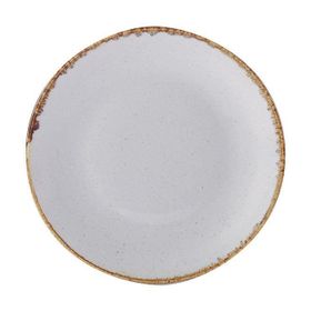 Porland Seasons Gri 24 cm Düz Tabak