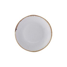 Porland Seasons Gri 24 cm Düz Tabak
