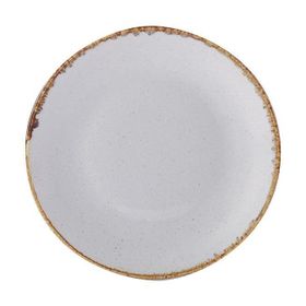Porland Seasons Gri 24 cm Düz Tabak